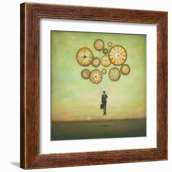 Waiting for Time to Fly-Duy Huynh-Framed Art Print