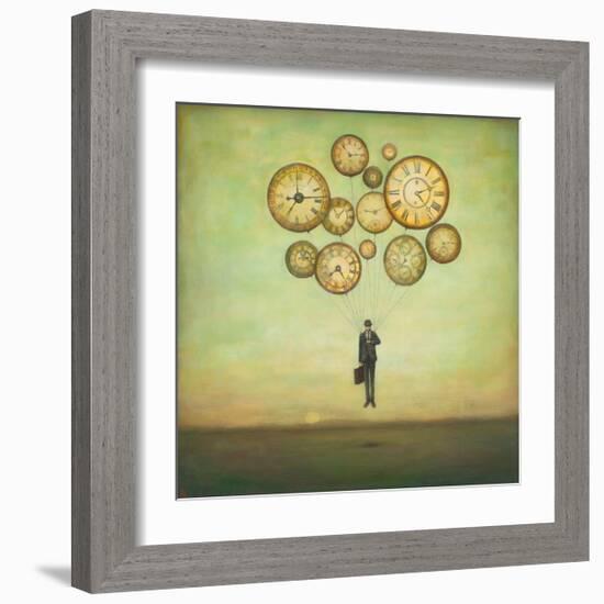 Waiting for Time to Fly-Duy Huynh-Framed Art Print