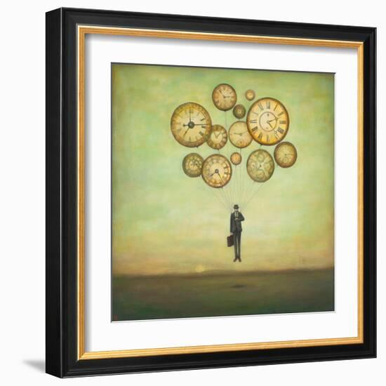 Waiting for Time to Fly-Duy Huynh-Framed Art Print