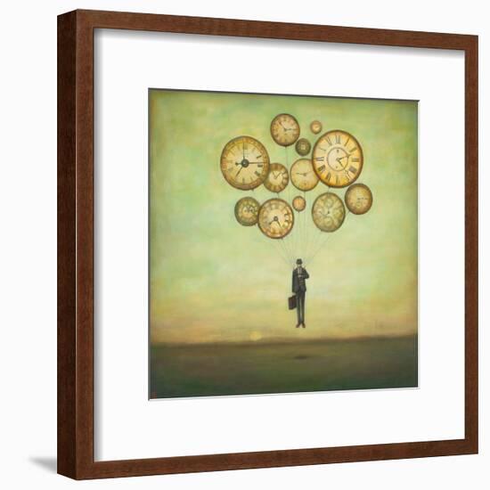 Waiting for Time to Fly-Duy Huynh-Framed Art Print