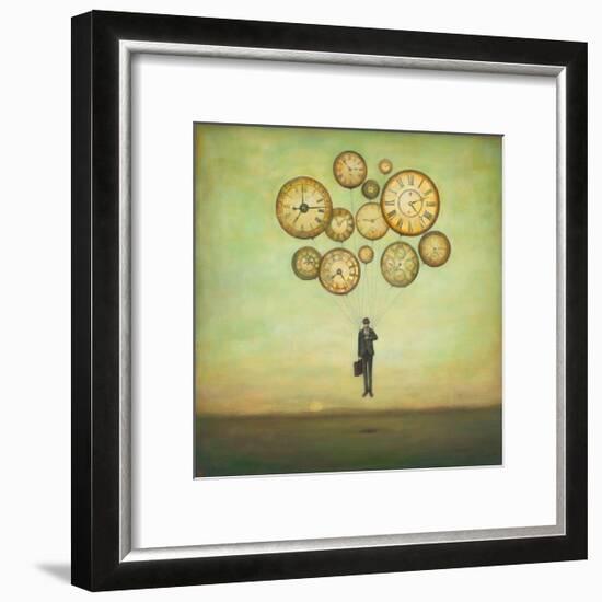 Waiting for Time to Fly-Duy Huynh-Framed Art Print