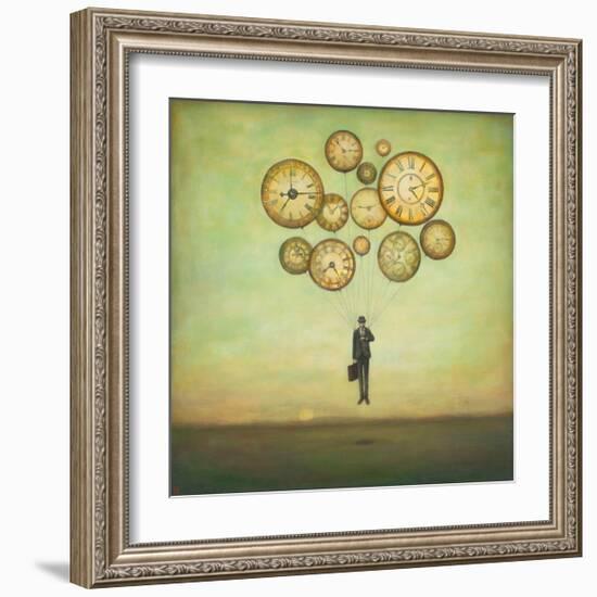 Waiting for Time to Fly-Duy Huynh-Framed Premium Giclee Print