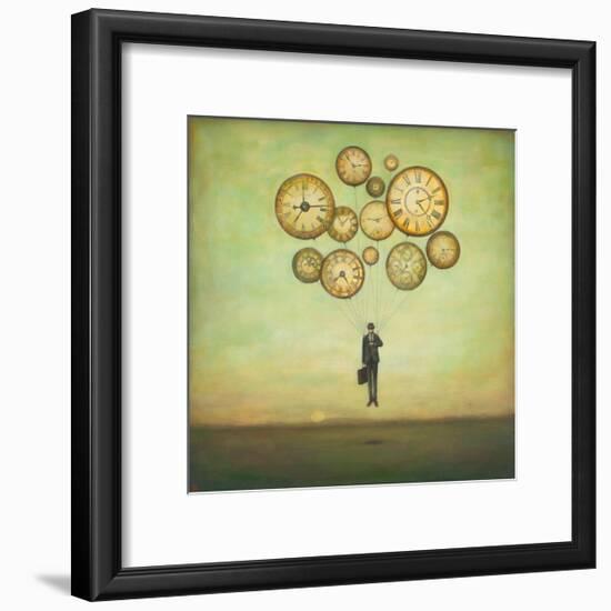 Waiting for Time to Fly-Duy Huynh-Framed Premium Giclee Print