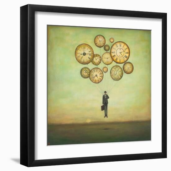 Waiting for Time to Fly-Duy Huynh-Framed Premium Giclee Print