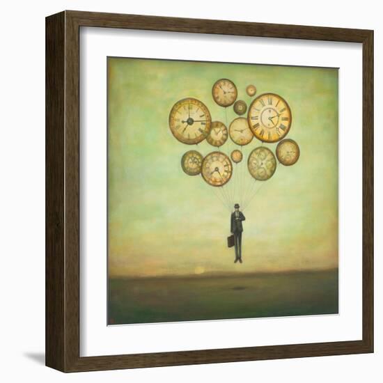 Waiting for Time to Fly-Duy Huynh-Framed Premium Giclee Print