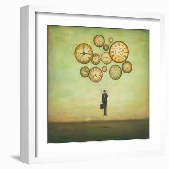 Waiting for Time to Fly-Duy Huynh-Framed Premium Giclee Print