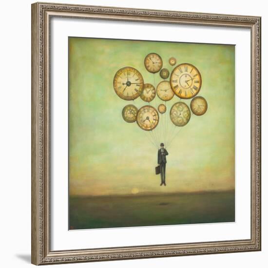 Waiting for Time to Fly-Duy Huynh-Framed Art Print