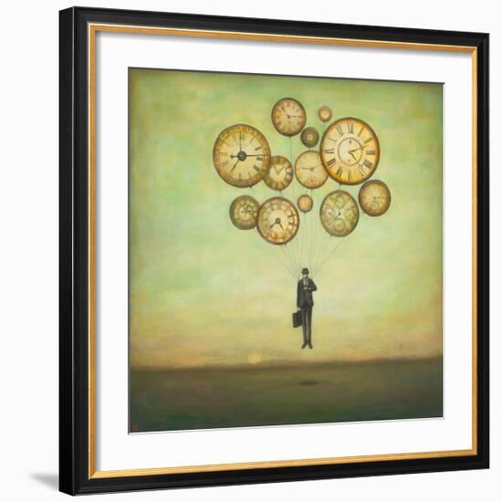 Waiting for Time to Fly-Duy Huynh-Framed Art Print