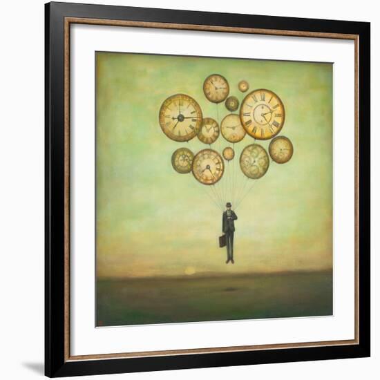 Waiting for Time to Fly-Duy Huynh-Framed Premium Giclee Print