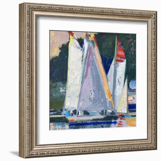 Waiting For Wind-Beth A. Forst-Framed Art Print