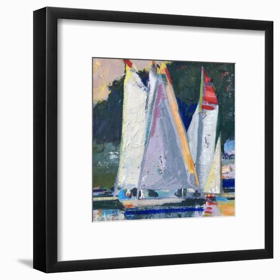 Waiting For Wind-Beth A. Forst-Framed Art Print