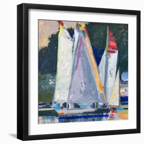 Waiting For Wind-Beth A. Forst-Framed Art Print