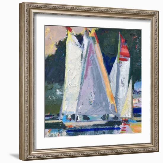 Waiting For Wind-Beth A. Forst-Framed Art Print