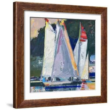 Waiting For Wind-Beth A. Forst-Framed Art Print