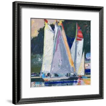Waiting For Wind-Beth A. Forst-Framed Art Print