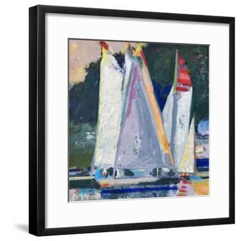 Waiting For Wind-Beth A. Forst-Framed Art Print