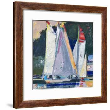 Waiting For Wind-Beth A. Forst-Framed Art Print