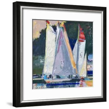 Waiting For Wind-Beth A. Forst-Framed Art Print