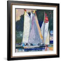 Waiting For Wind-Beth A. Forst-Framed Art Print