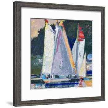 Waiting For Wind-Beth A. Forst-Framed Art Print