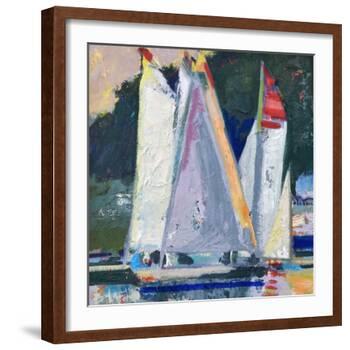 Waiting For Wind-Beth A. Forst-Framed Art Print