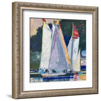 Waiting For Wind-Beth A. Forst-Framed Art Print
