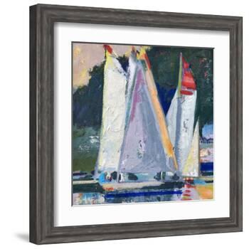 Waiting For Wind-Beth A. Forst-Framed Art Print
