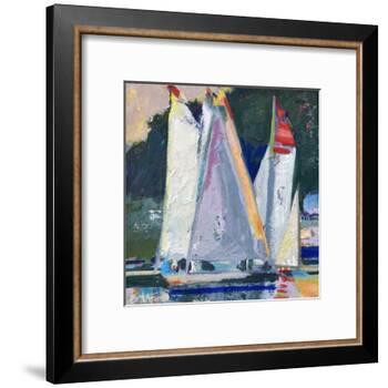 Waiting For Wind-Beth A. Forst-Framed Art Print