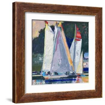 Waiting For Wind-Beth A. Forst-Framed Art Print