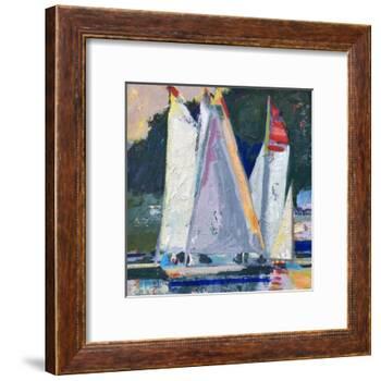 Waiting For Wind-Beth A. Forst-Framed Art Print