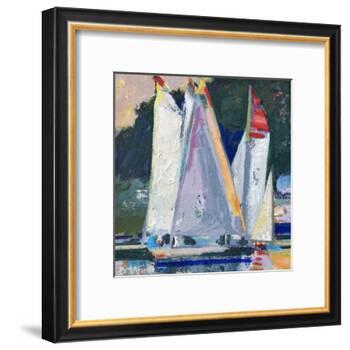 Waiting For Wind-Beth A. Forst-Framed Art Print