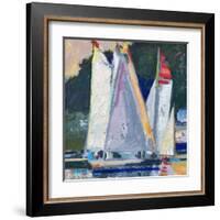 Waiting For Wind-Beth A. Forst-Framed Art Print