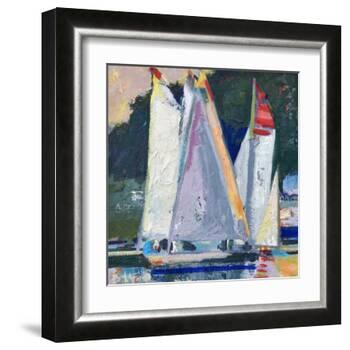 Waiting For Wind-Beth A. Forst-Framed Art Print