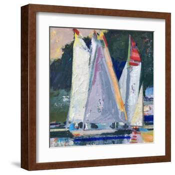 Waiting For Wind-Beth A. Forst-Framed Art Print