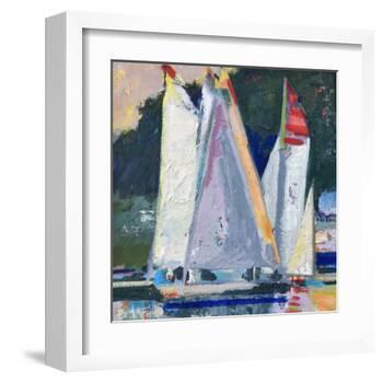 Waiting For Wind-Beth A. Forst-Framed Art Print