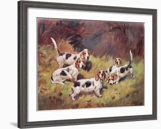 Waiting, Illustration from 'Hounds'-Thomas Ivester Lloyd-Framed Giclee Print