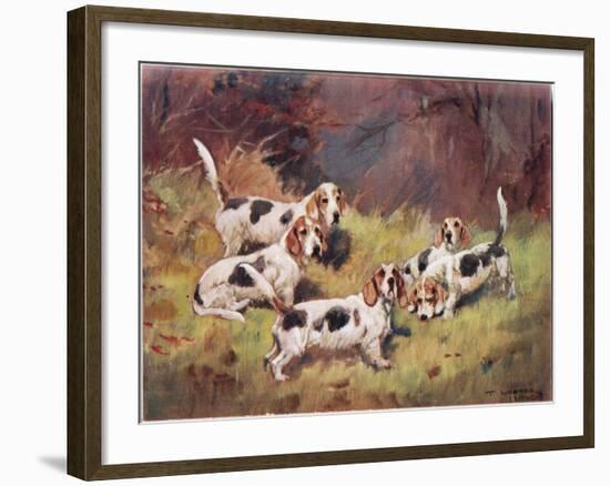 Waiting, Illustration from 'Hounds'-Thomas Ivester Lloyd-Framed Giclee Print