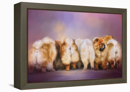 Waiting in Line-Jai Johnson-Framed Premier Image Canvas