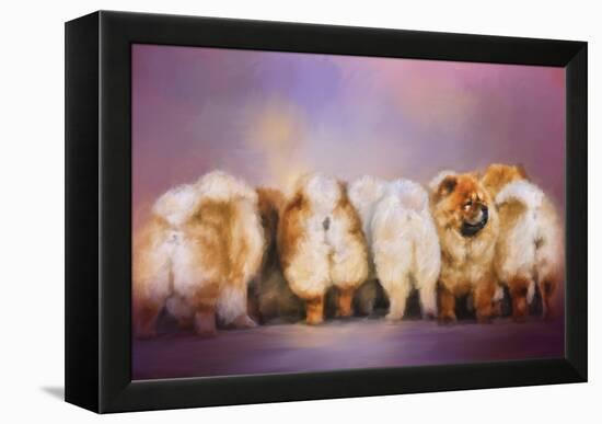 Waiting in Line-Jai Johnson-Framed Premier Image Canvas