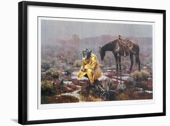 Waiting It Out-James Reynolds-Framed Collectable Print