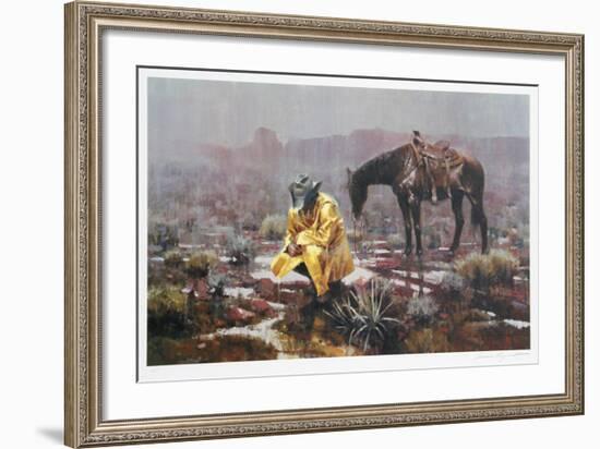 Waiting It Out-James Reynolds-Framed Collectable Print