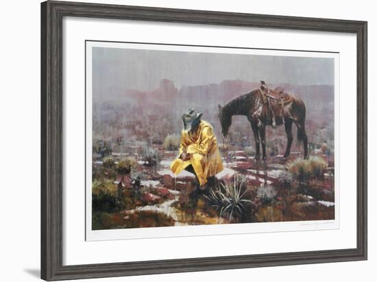 Waiting It Out-James Reynolds-Framed Collectable Print