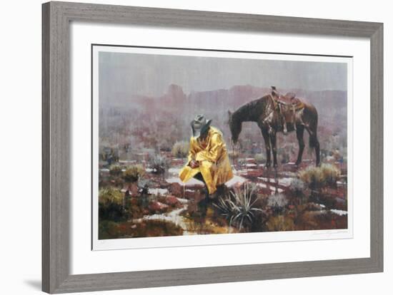 Waiting It Out-James Reynolds-Framed Collectable Print