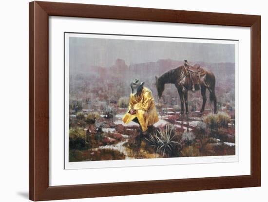 Waiting It Out-James Reynolds-Framed Collectable Print