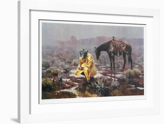 Waiting It Out-James Reynolds-Framed Collectable Print