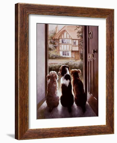 Waiting Patiently-null-Framed Art Print