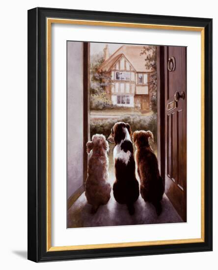 Waiting Patiently-null-Framed Art Print