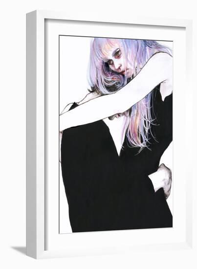 Waiting Place-Agnes Cecile-Framed Premium Giclee Print