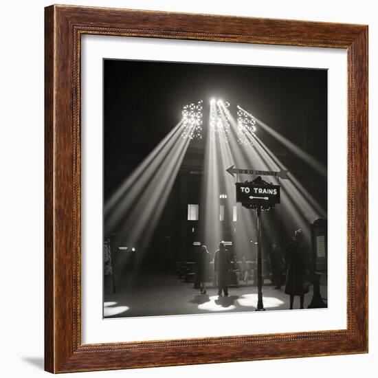 Waiting Room of the Union Station, Chicago-null-Framed Photographic Print