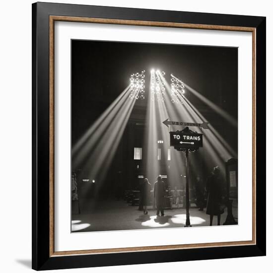 Waiting Room of the Union Station, Chicago-null-Framed Photographic Print